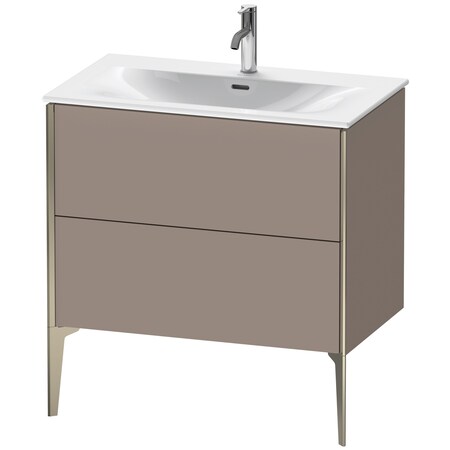 Duravit Xviu Floor Standing Vanity Unit Basalt Matt XV43020B143
